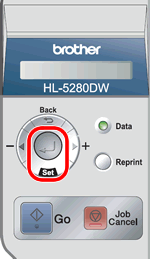 HL-5280DWの操作パネル