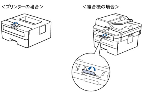 手差し印刷 テサシ テザシ インサツ と表示されました ブラザー