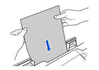 記録紙を差し込む 記録紙を差し込む
