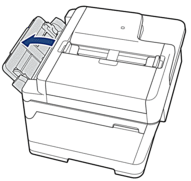 多目的トレイに長尺用紙をセットする | DCP‑J7205CDW | MFC‑J7110CDW