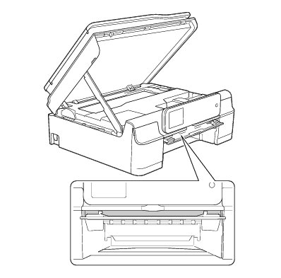 記録紙が詰まったときは(DCP-J952Nの場合) 記録紙が詰まったときは(DCP-J952Nの場合)