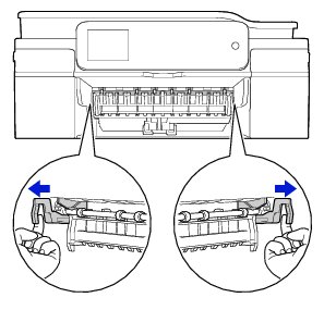 記録紙が詰まったときは（DCP-J552N/J752Nの場合）