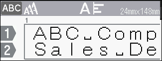 印刷プレビューモード